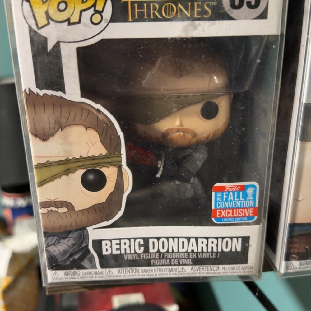 Funko Exclusive Beric Dondarrion Figure with Green and Brown Details